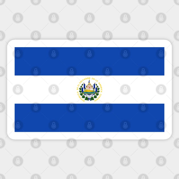 Flag of El Salvador Sticker by COUNTRY FLAGS